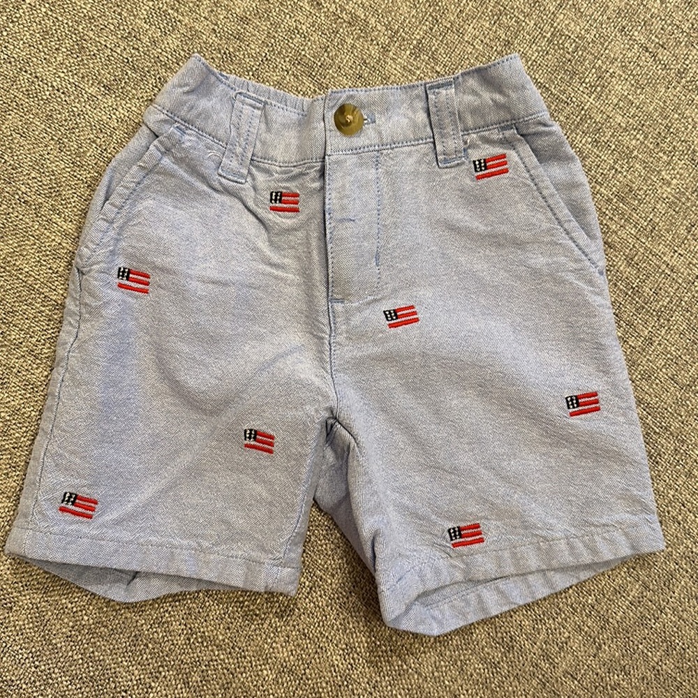 Janie and Jack American Flag shorts